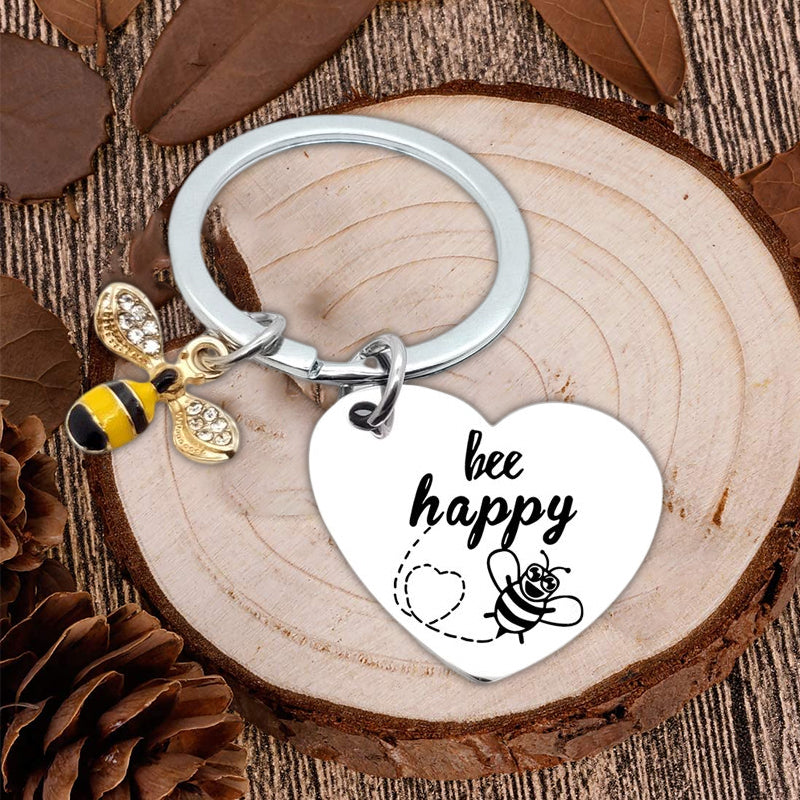 Honeybee keychain