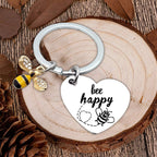 Honeybee keychain