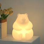 Contemporary Creative Bear PE LED Table Lamp for the Living Room