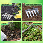 Multifunctional garden weed grabber