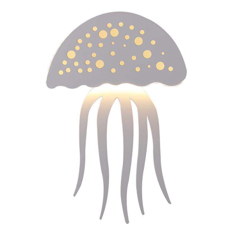 Modern creative 1-Light LED Jellyfish Wall Light
