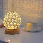 LumoAura USB LED Table Lamp | Rechargeable | Warm Light | Minimalist Design for Home