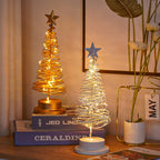 Table Lamp with LED Lights and Metal Tree