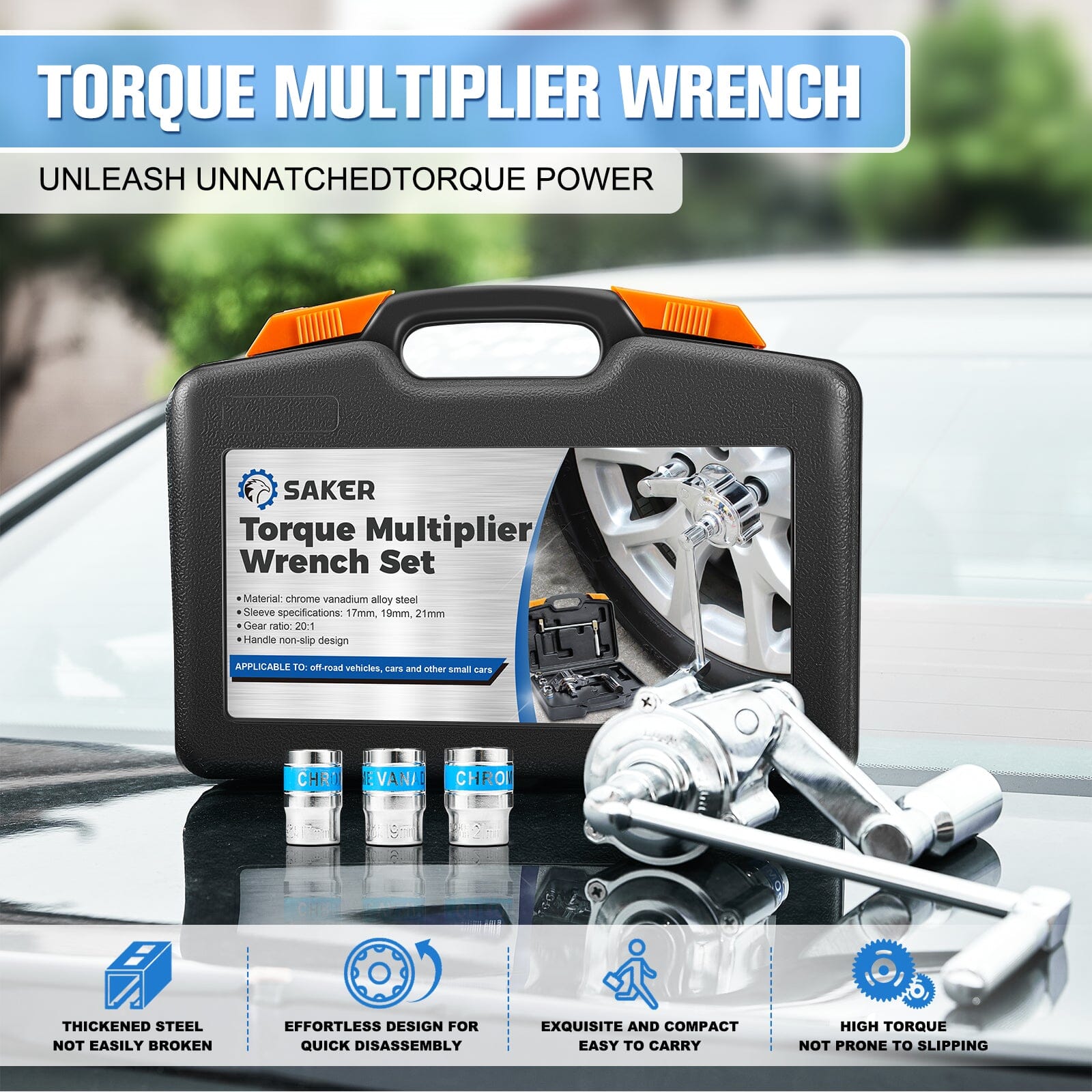Torque multiplier cabinet set