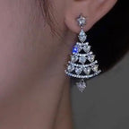 Christmas tree earrings (One pair)