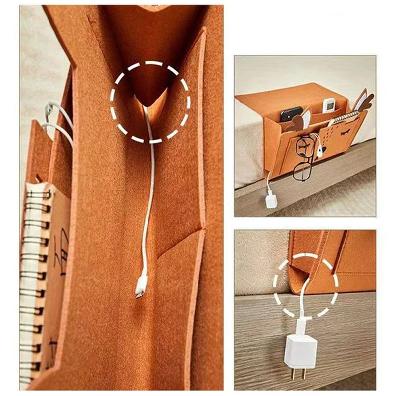Nightstand Organizer Hanging Bag