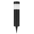 Outdoor Solar Rattan Cylindrical LED Garden Lawn In-ground Landscape Light