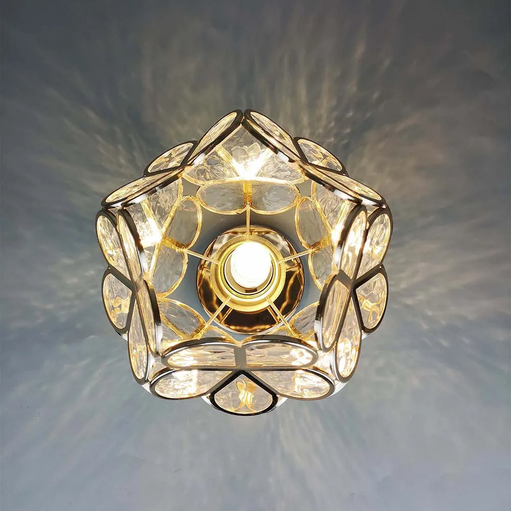 Ceiling lamp in floral design style