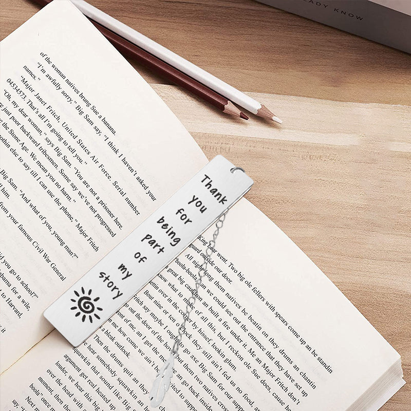 Longer Stainless Steel Bookmark