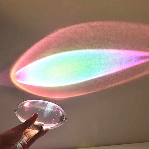 Creative Crystal Projection Angel Eyes LED Table Lamp