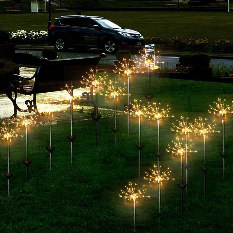 Waterproof Solar Garden Firework Lamp