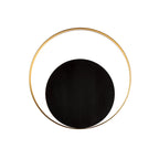 Modern Minimalist Iron Circle Ring 1-Light Wall Sconces Lamp For Bedroom