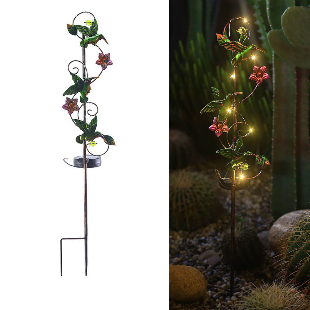Powered Garden Lantern – Artistic Metal Design for Atmospheric Outdoor Lighting
