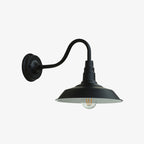 Noctura Classic Wall Lamp | Vintage Design | Iron Frame with Round Glass Shade | 1-Light Dining Room Lighting