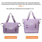 Double-layer travel bag with large capacity for moisture separation