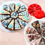 Triangle non-stick silicone cake pan