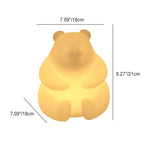 Contemporary Creative Bear PE LED Table Lamp for the Living Room
