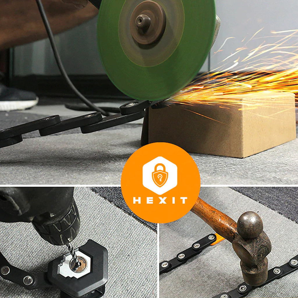 HEXIT™ FoldLock - Compact and Lightweight Bike Lock