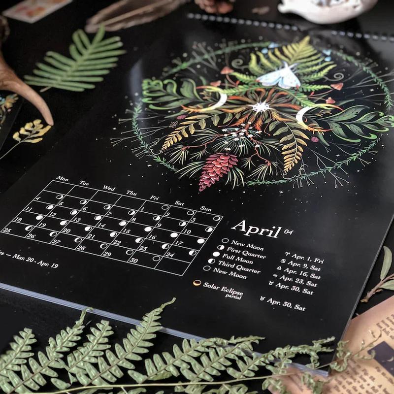 2023 Dark Forest Moon Calendar