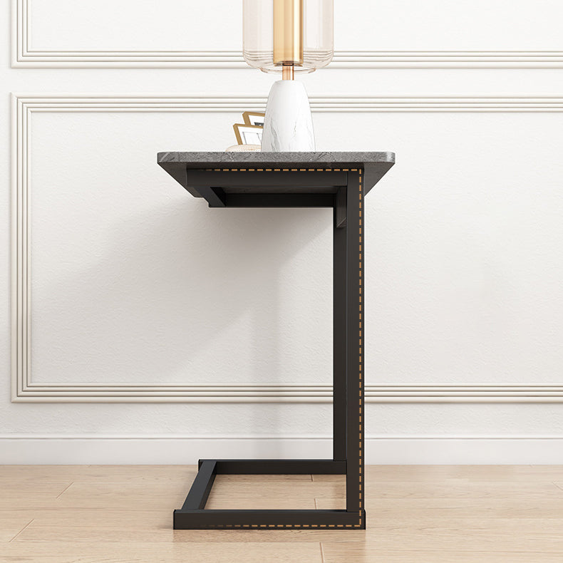 ModernoCurve C-Side Table | MDF Tabletop | Modern Design | Space-saving | Perfect for Living Room & Bedroom