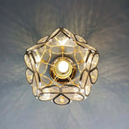 Glass Flower Ceiling Lamp - FloraGlow