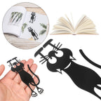 Curious Cat Bookmark- Locate Reading Progress With Cute Cat Paws