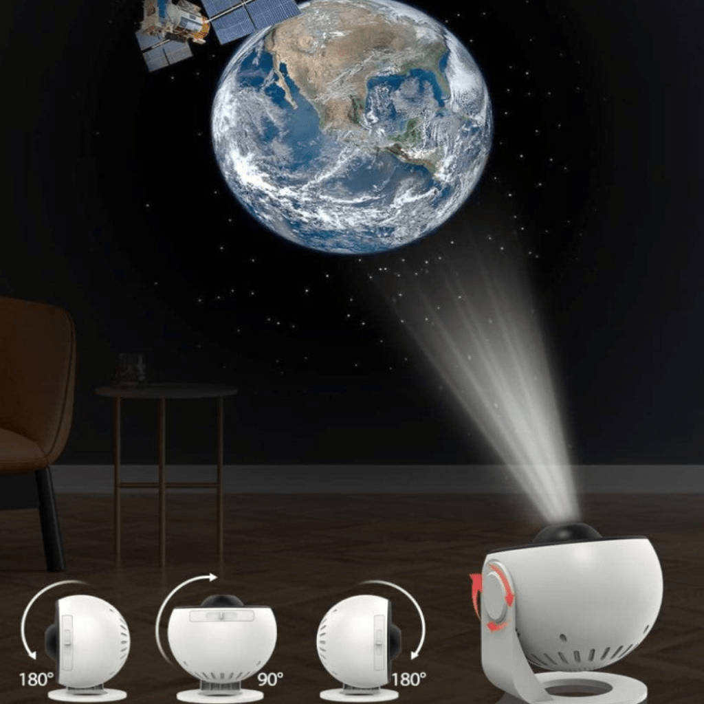 HD starry sky projector with 13 galaxy discs