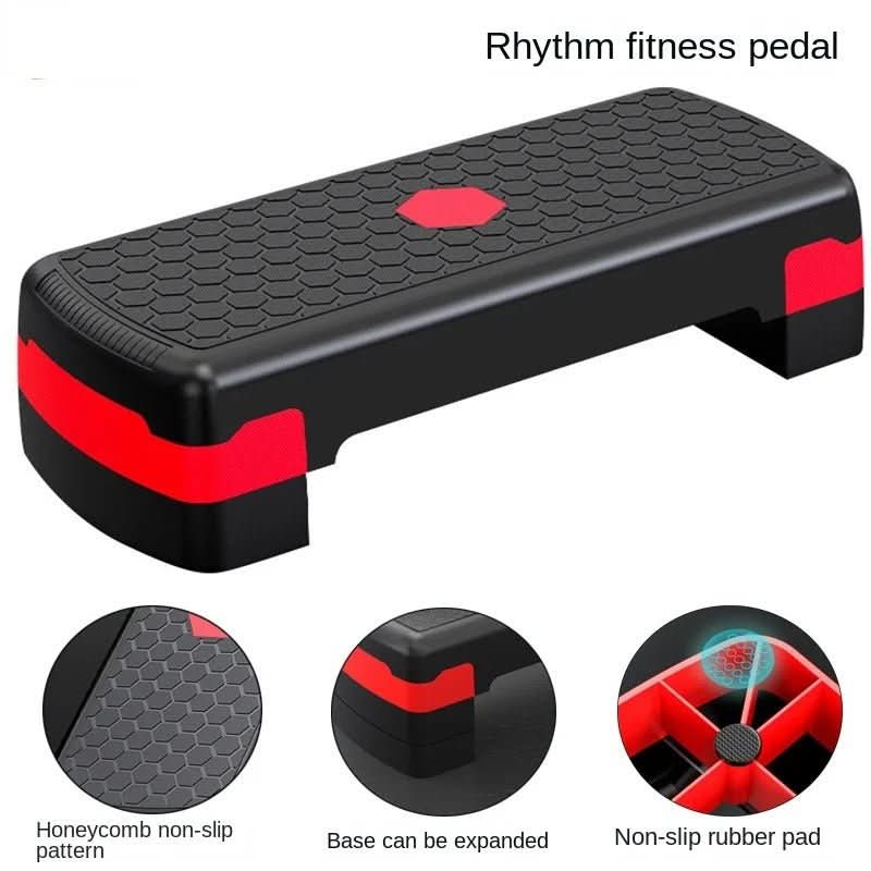 Adjustable fitness stepper for versatile home workouts