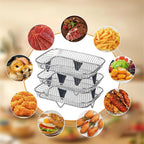 Stackable 3-layer Air Fryer Stand