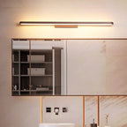 Leigh modern wall light linear, Gold, Bedroom/Bathroom, Metal