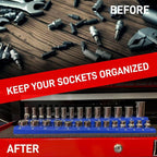 Heavy-Duty Magnetic Socket Organizer