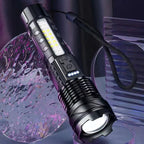 Long-distance white laser ultra-bright flashlight