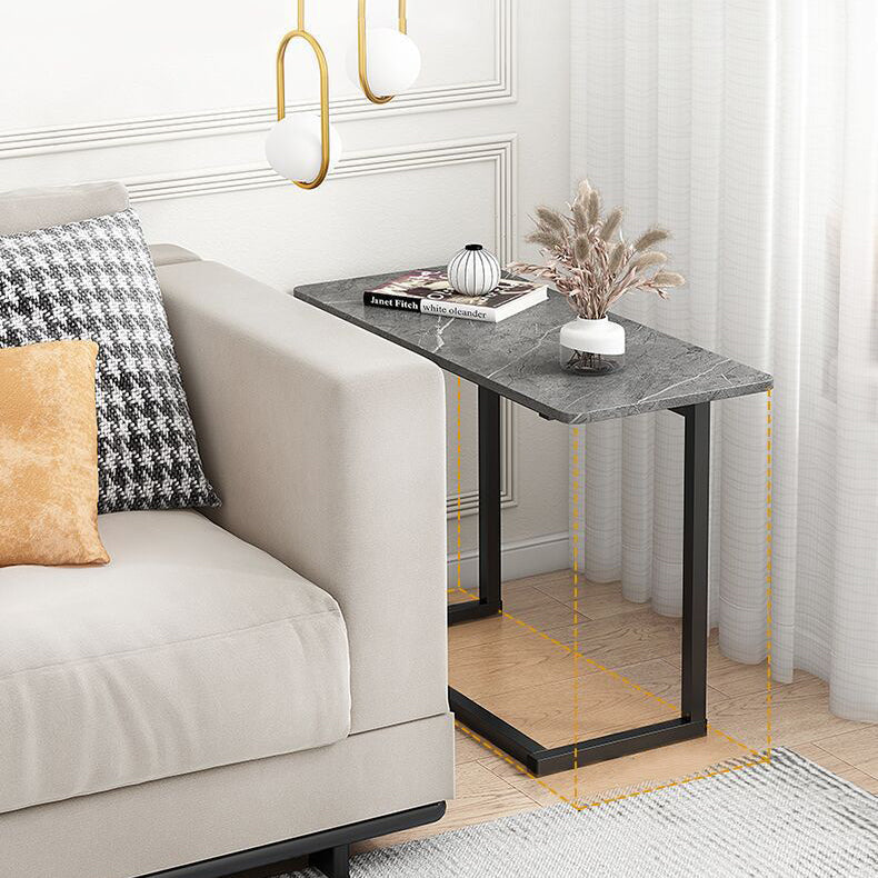 ModernoCurve C-Side Table | MDF Tabletop | Modern Design | Space-saving | Perfect for Living Room & Bedroom