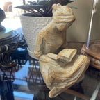 Sweet Hour of Prayer, beautiful hand-cast inspiring sculpture of a praying woman