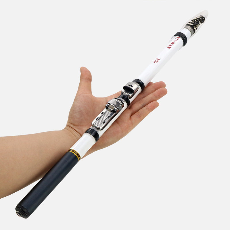 Mini portable multifunctional fishing rod