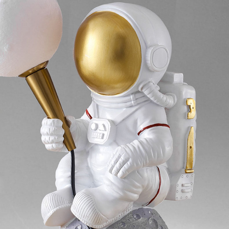 CosmoBuddy Astronaut Wall Lamp | Creative Design | Resin & ABS | LED Bedroom Light
