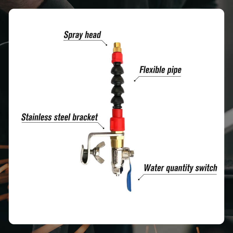 Dust remover water spray for cutting machine