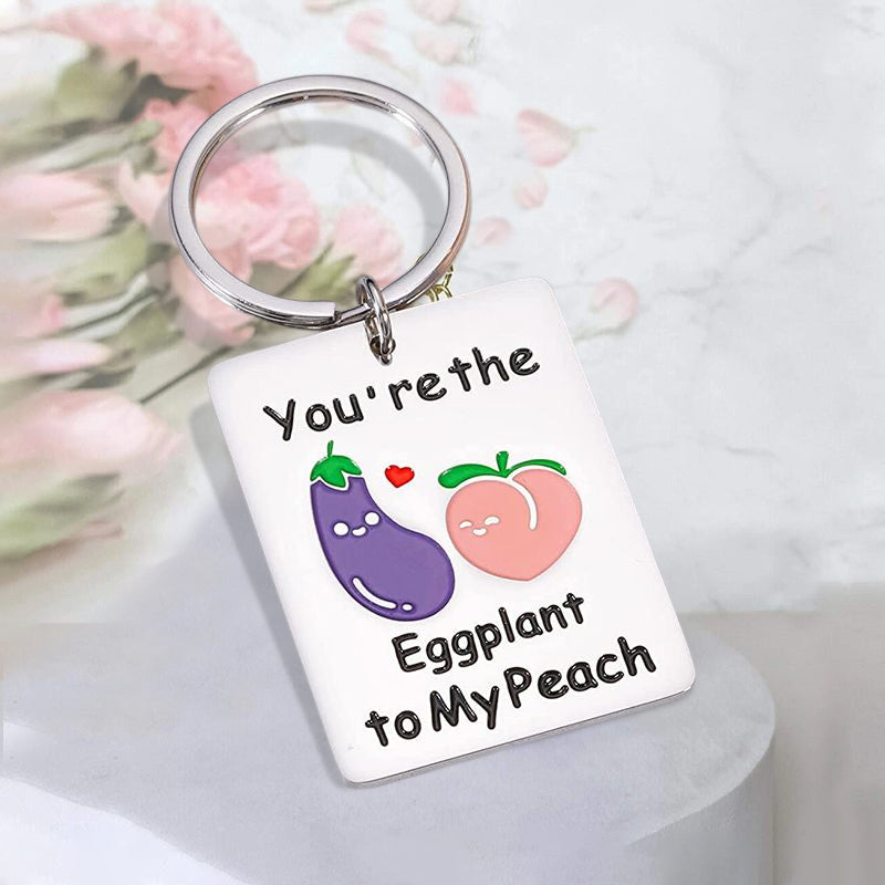 You are the eggplant to my peach