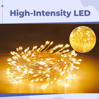 LED Firecracker String Lights – Dazzling Copper Wire Sparkle