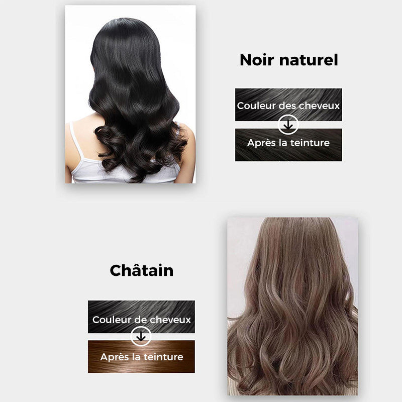 Foam shampoo for hair coloring