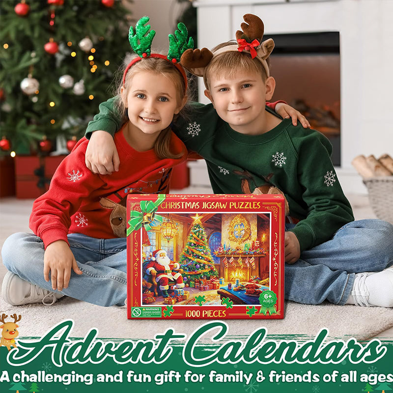 Christmas Jigsaw Puzzles Advent Calendar - Christmas Gift