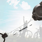 Automatic retractable wire rope outdoor keychain