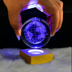 Night light Crystal ball 3D Galaxy