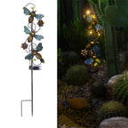 Powered Garden Lantern – Artistic Metal Design for Atmospheric Outdoor Lighting