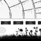 Family Tree Genealogy Diagram on Canvas