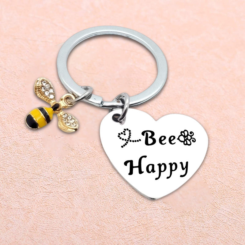 Honeybee keychain