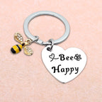 Honeybee keychain