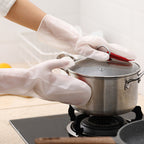Silicone Dish Scrubber Gloves