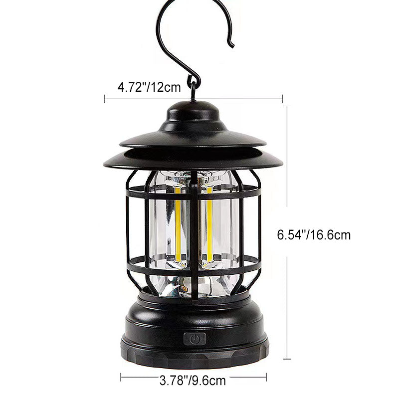 Contemporary Industrial Portable USB Rechargeable Camping Lamp Horse Lamp For Outdoor
