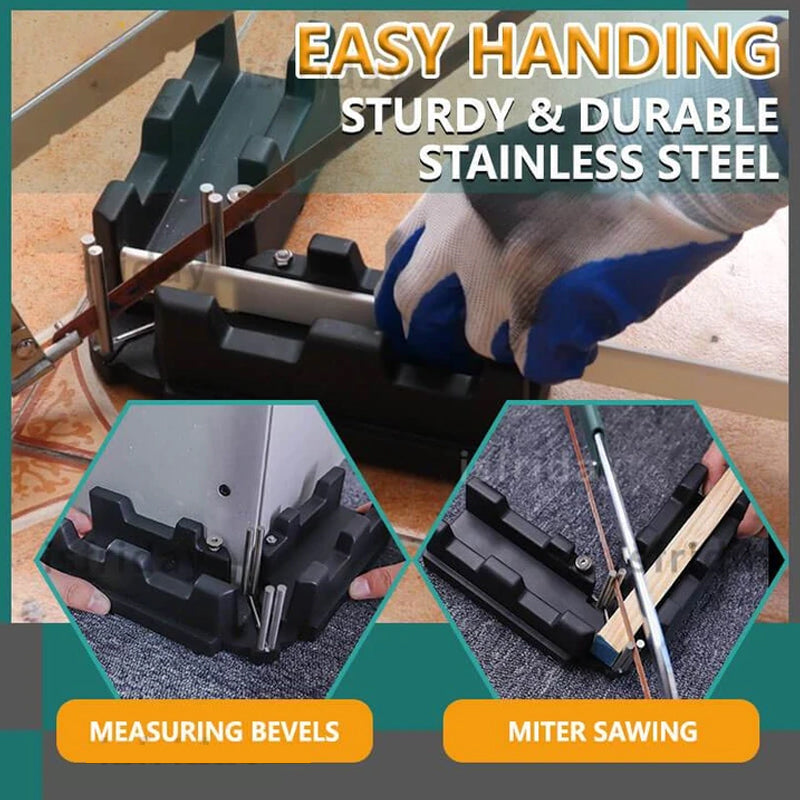 Two-in-one miter gauge cutter